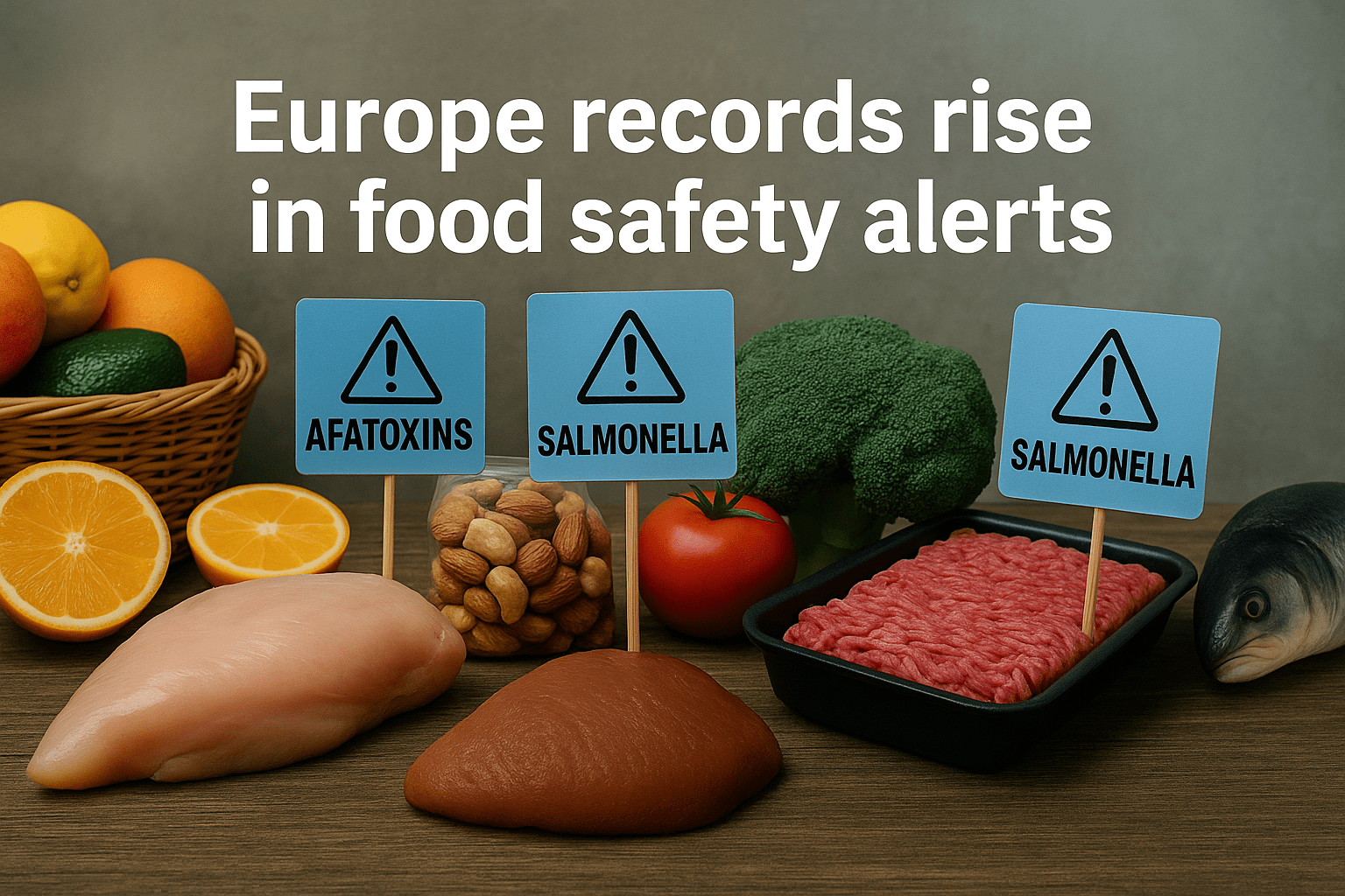 You are currently viewing Europe records rise in food safety alerts