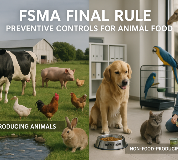 FSMA Final Rule for Preventive Controls for Animal Food