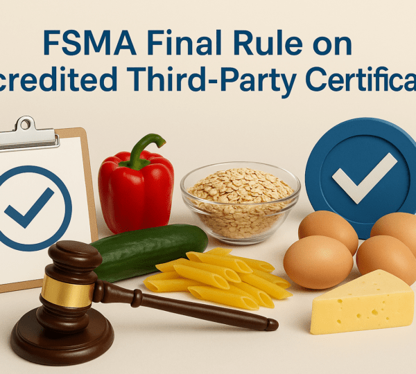 FSMA Final Rule on Accredited Third-Party Certification