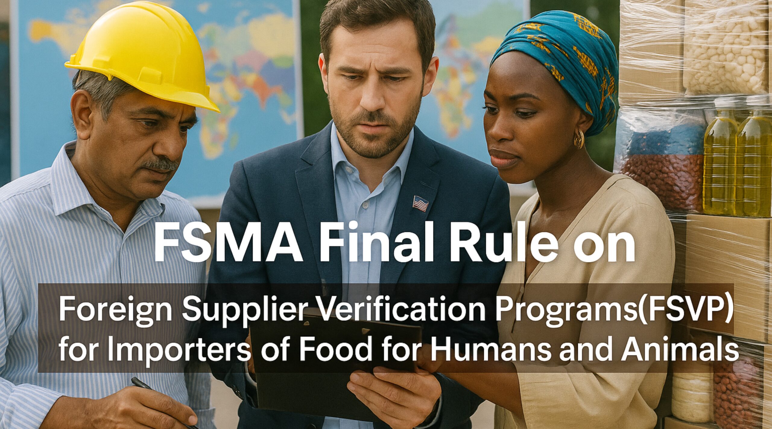 You are currently viewing FSMA Final Rule on Foreign Supplier Verification Programs (FSVP) for Importers of Food for Humans and Animals