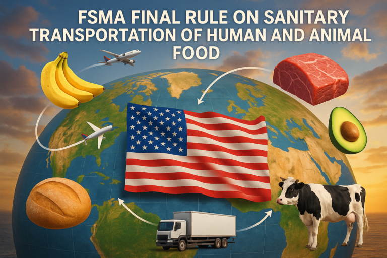 Read more about the article FSMA Final Rule on Sanitary Transportation of Human and Animal Food