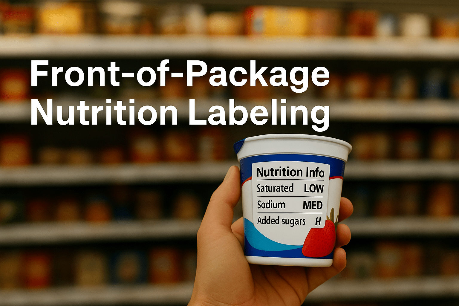 You are currently viewing Front-of-Package Nutrition Labeling