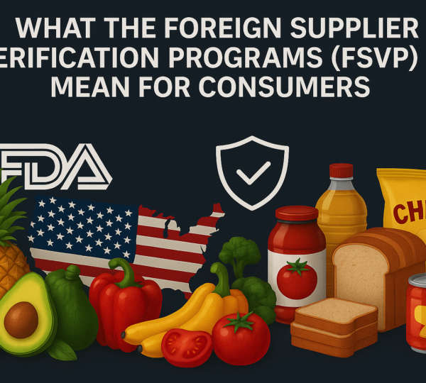 What the Foreign Supplier Verification Programs (FSVP) Mean for Consumers