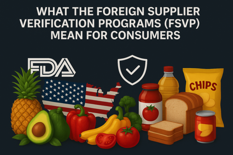 Read more about the article What the Foreign Supplier Verification Programs (FSVP) Mean for Consumers